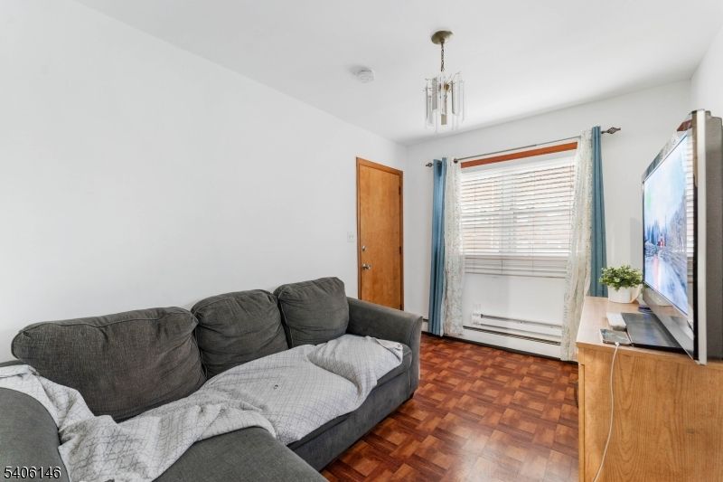 Chandelier, Interior, Living room, Wood Texture Flooring