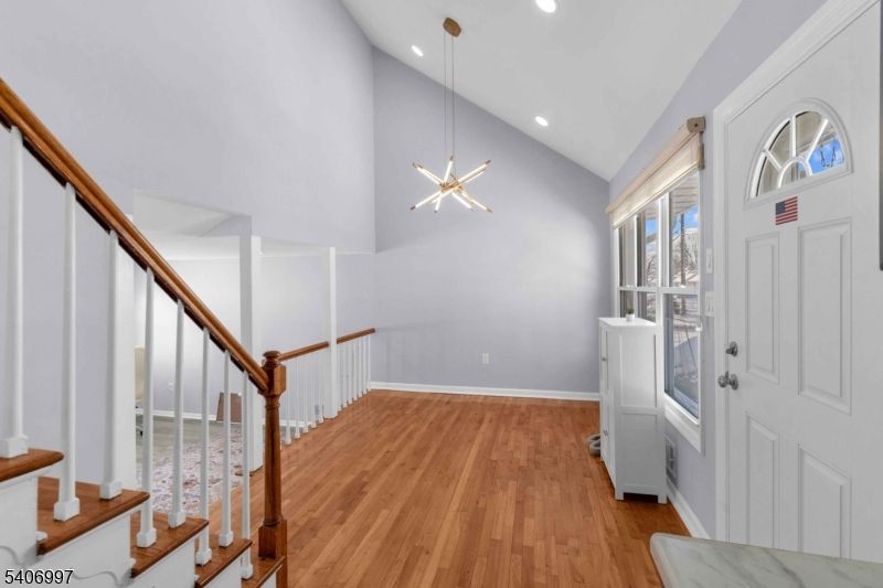Interior, Pendant Lights, Recessed Lighting, Wood Texture Flooring