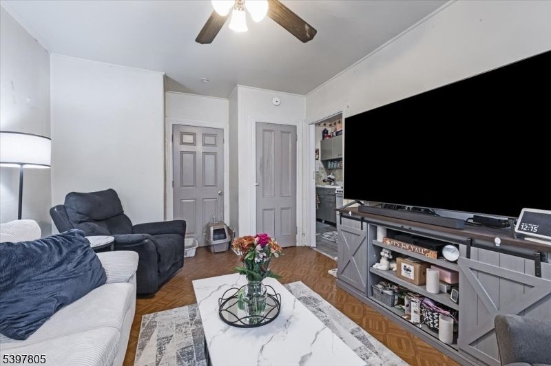 Interior, Kitchen, Living room, Stainless Steel Appliances, Wood Texture Flooring