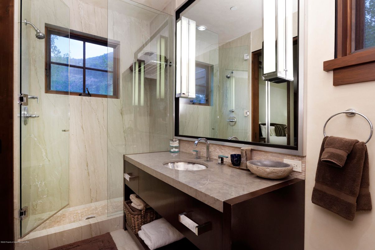 Bathroom, Glass Shower, Interior