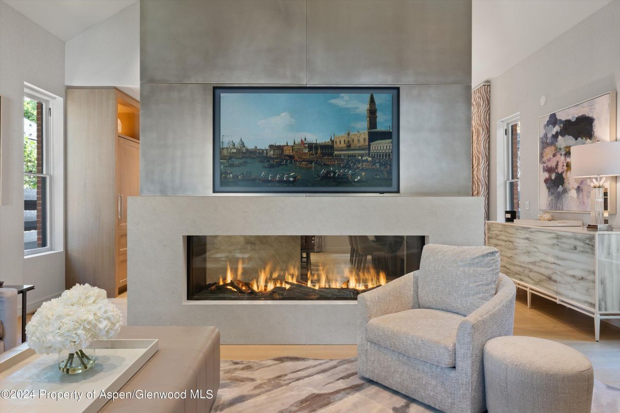 Fireplace, Interior, Wood Texture Flooring