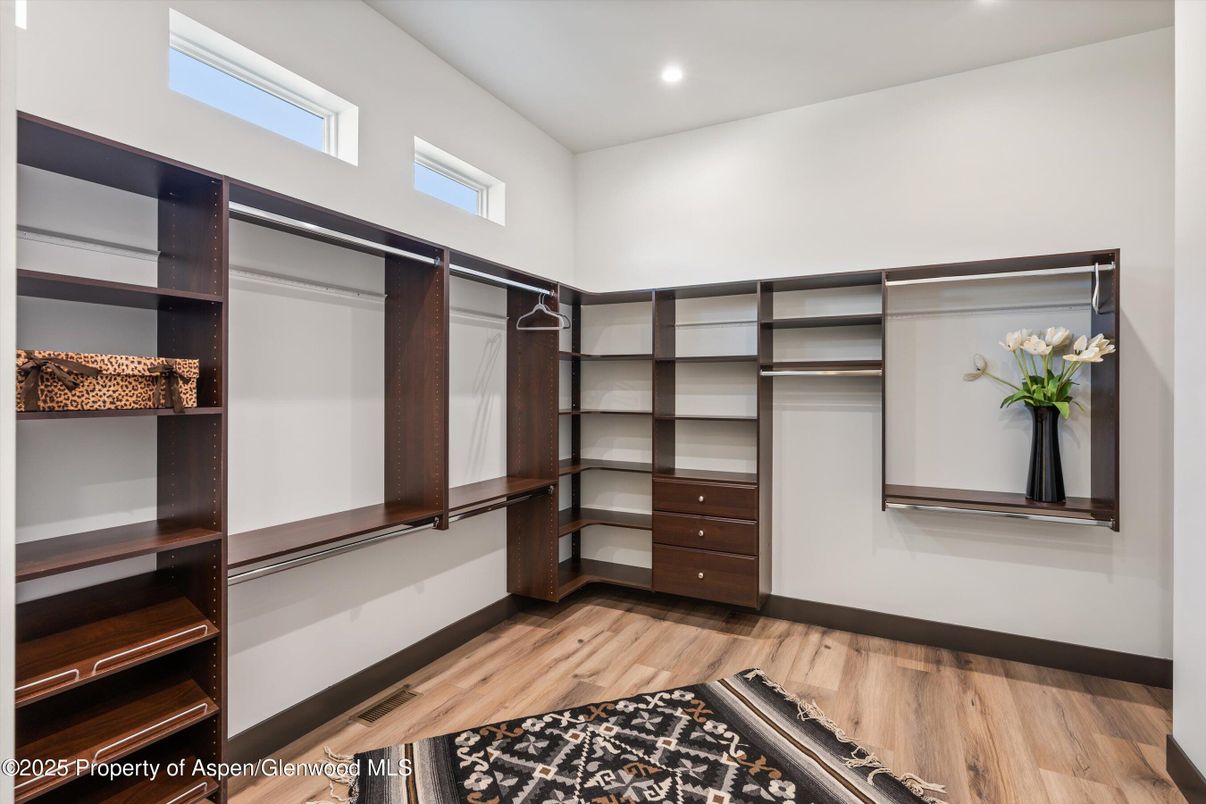 Interior, Recessed Lighting, Walk-in Closets, Wood Texture Flooring