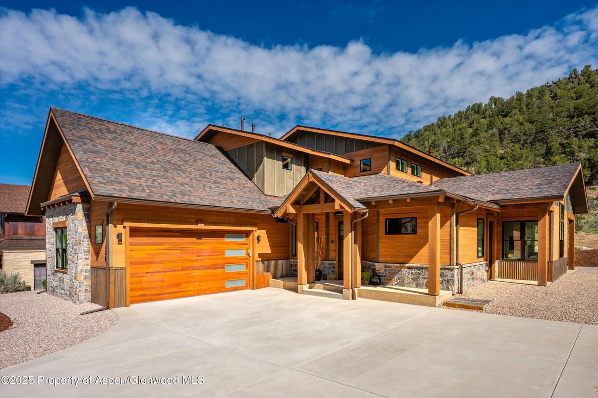 Attached, Exterior, Facade, Log Home