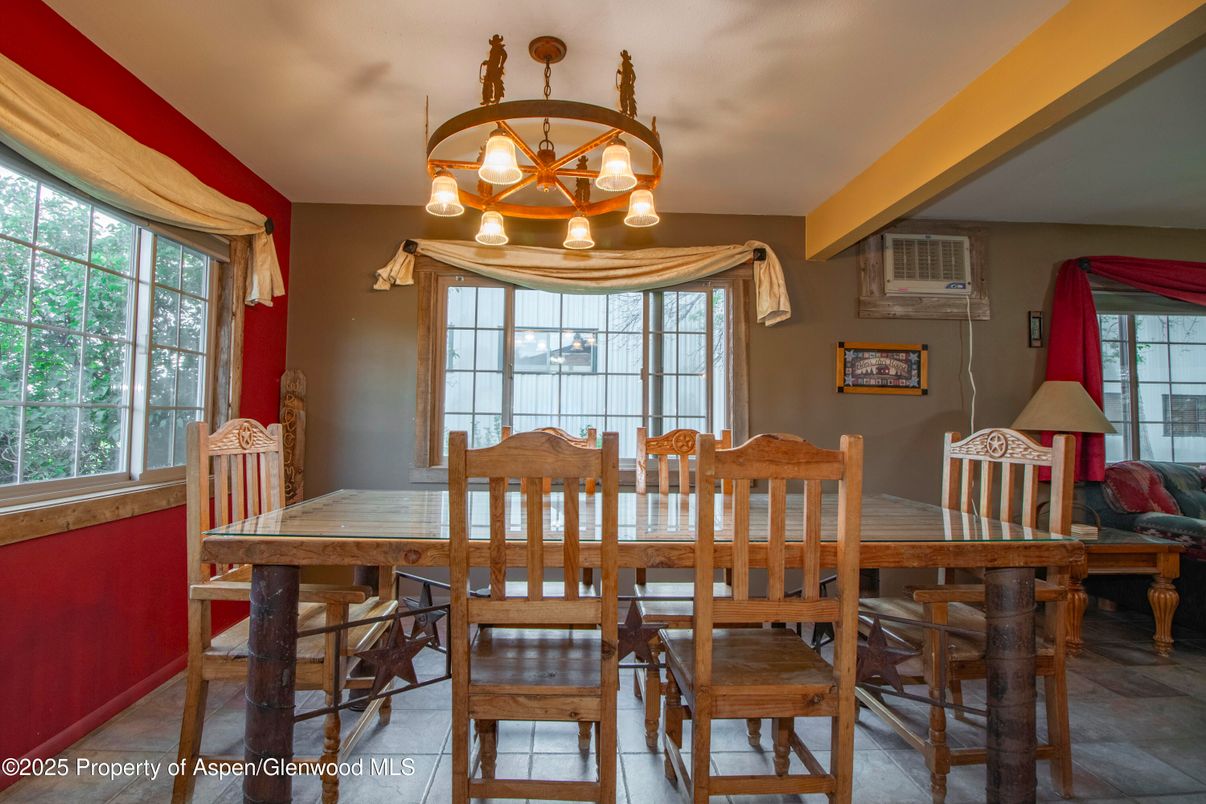 Dining room, Interior, Pendant Lights