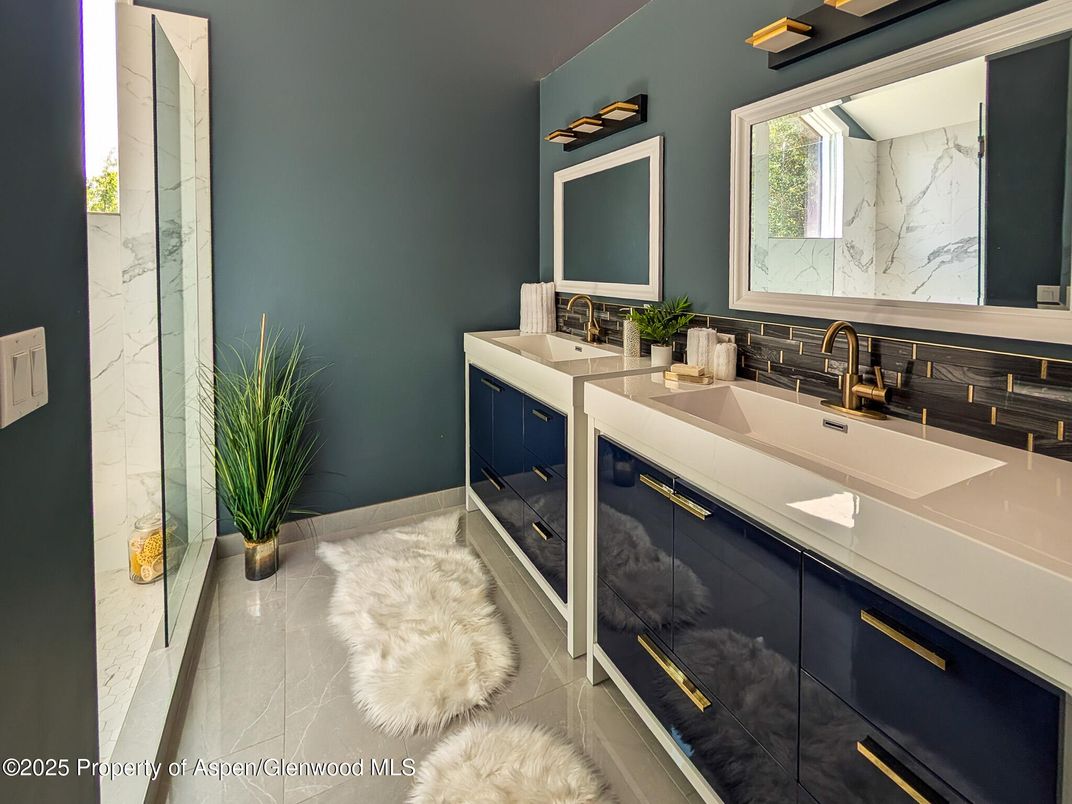 Bathroom, Dual Sink Vanities, Interior, Marble, Marble Walls