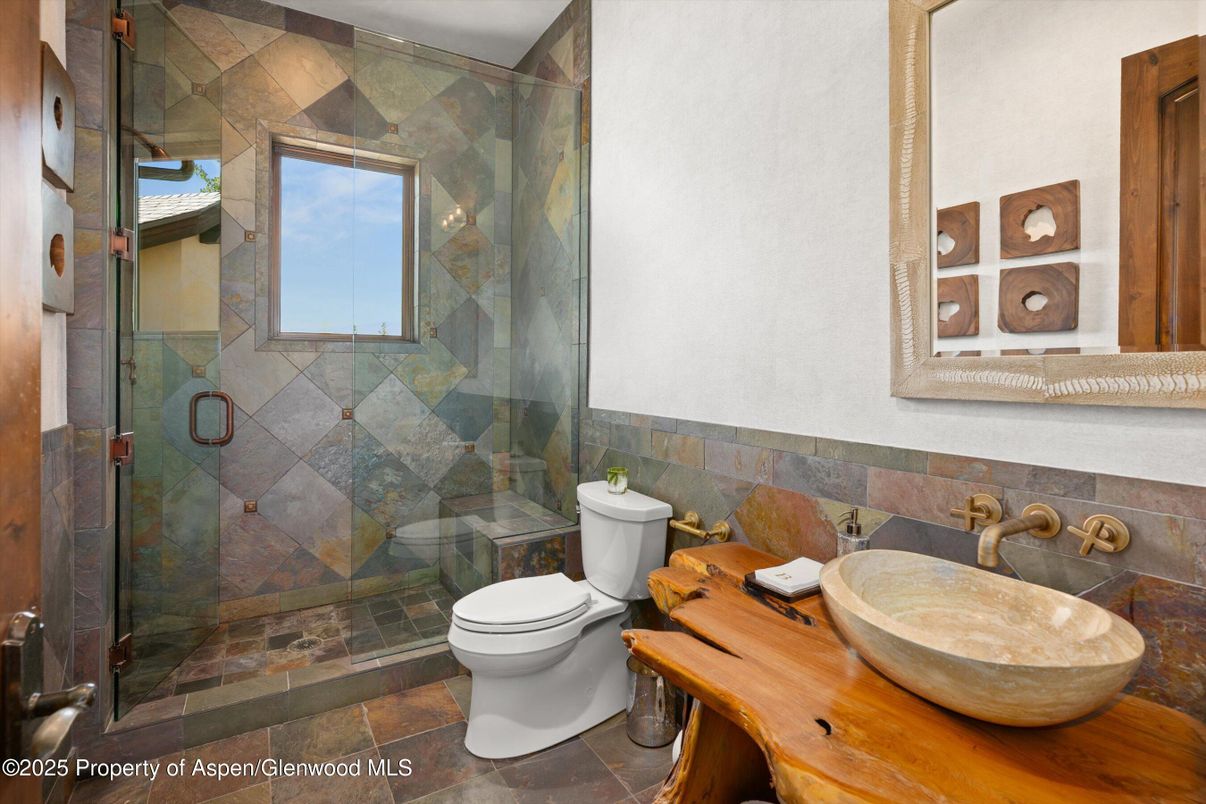 Bathroom, Glass Shower, Interior