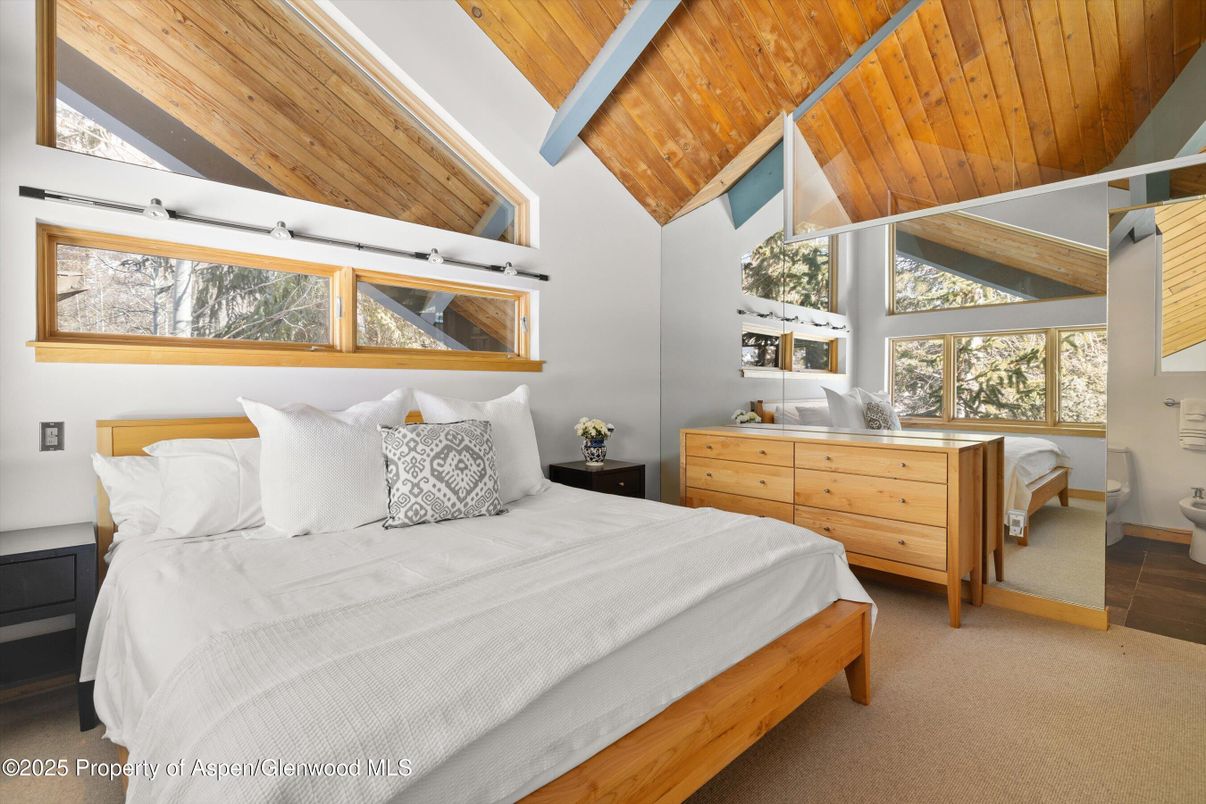 Bedroom, Interior, Wooden Ceilings