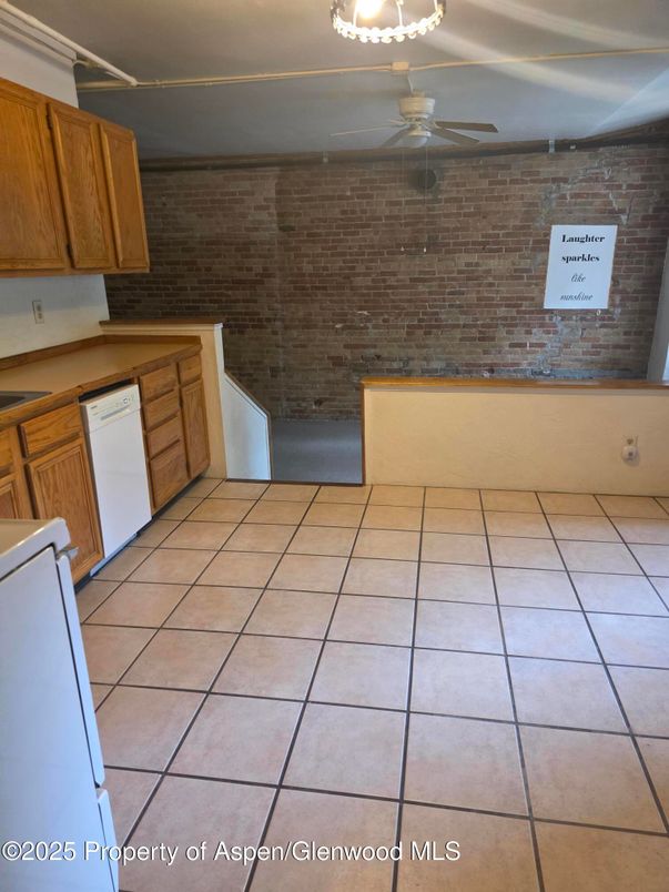 Interior, Kitchen, Stone Walls