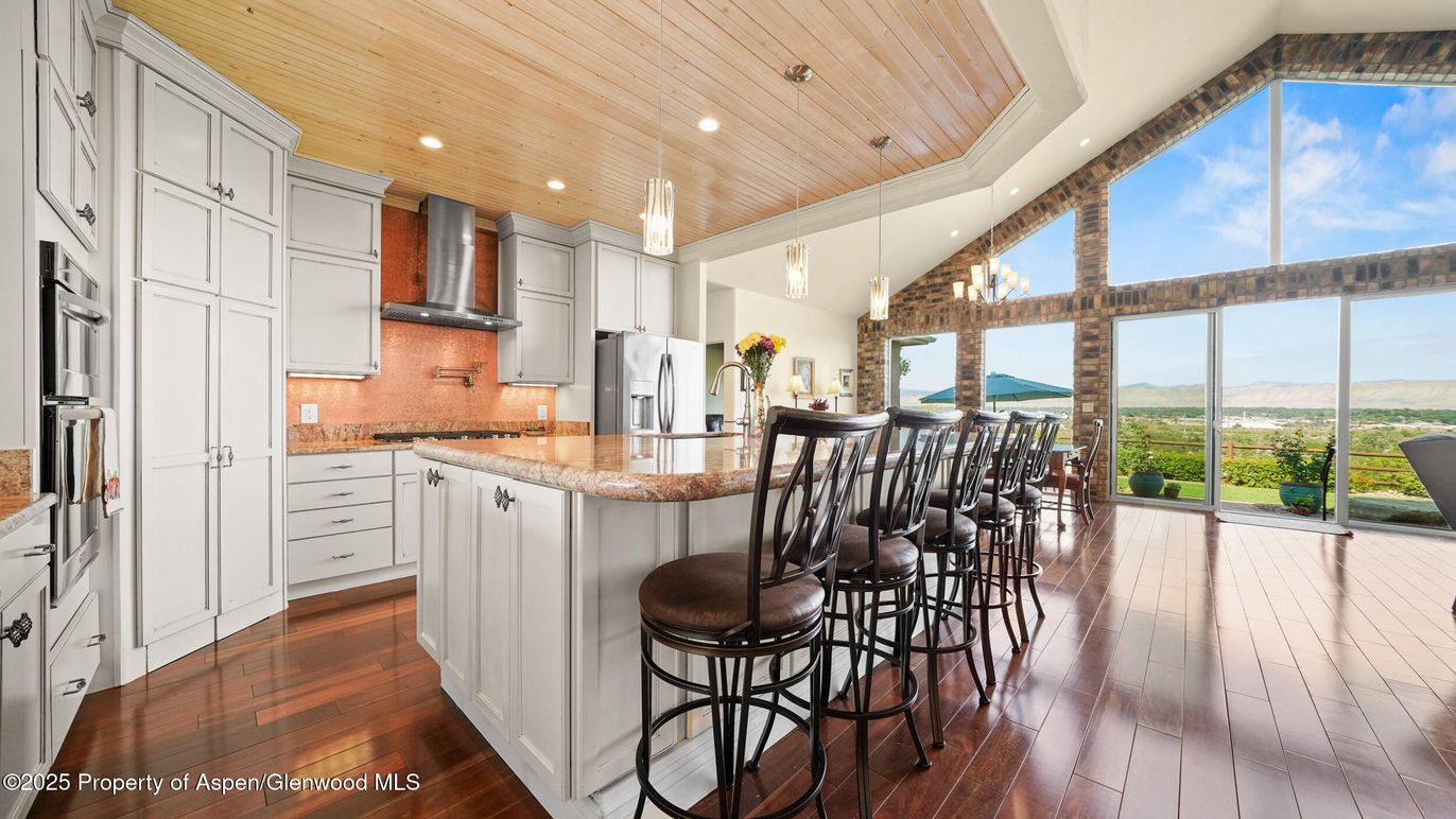Interior, Kitchen, Pendant Lights, Recessed Lighting, Wooden Ceilings, Wood Texture Flooring