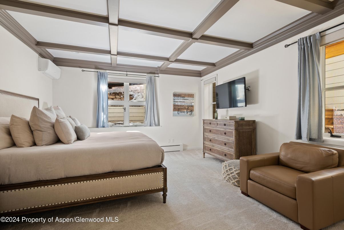 Bedroom, Interior, Wooden Beams