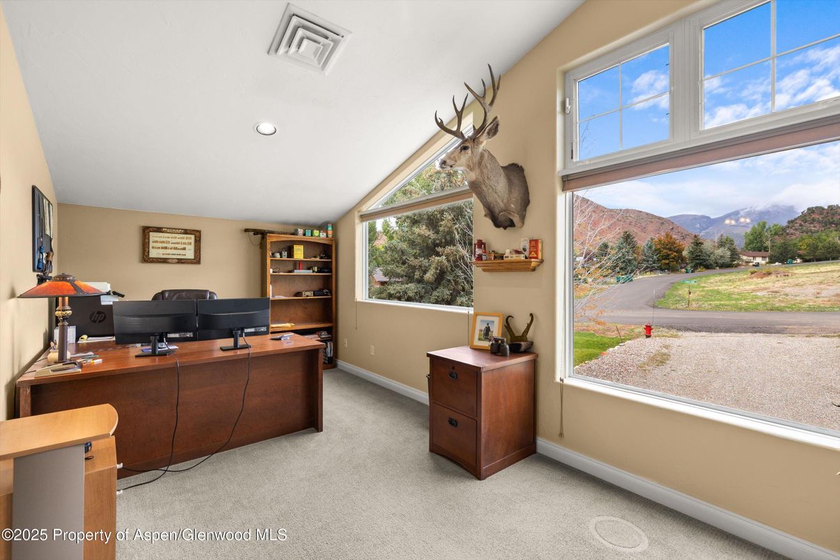 Home Office, Interior, Recessed Lighting
