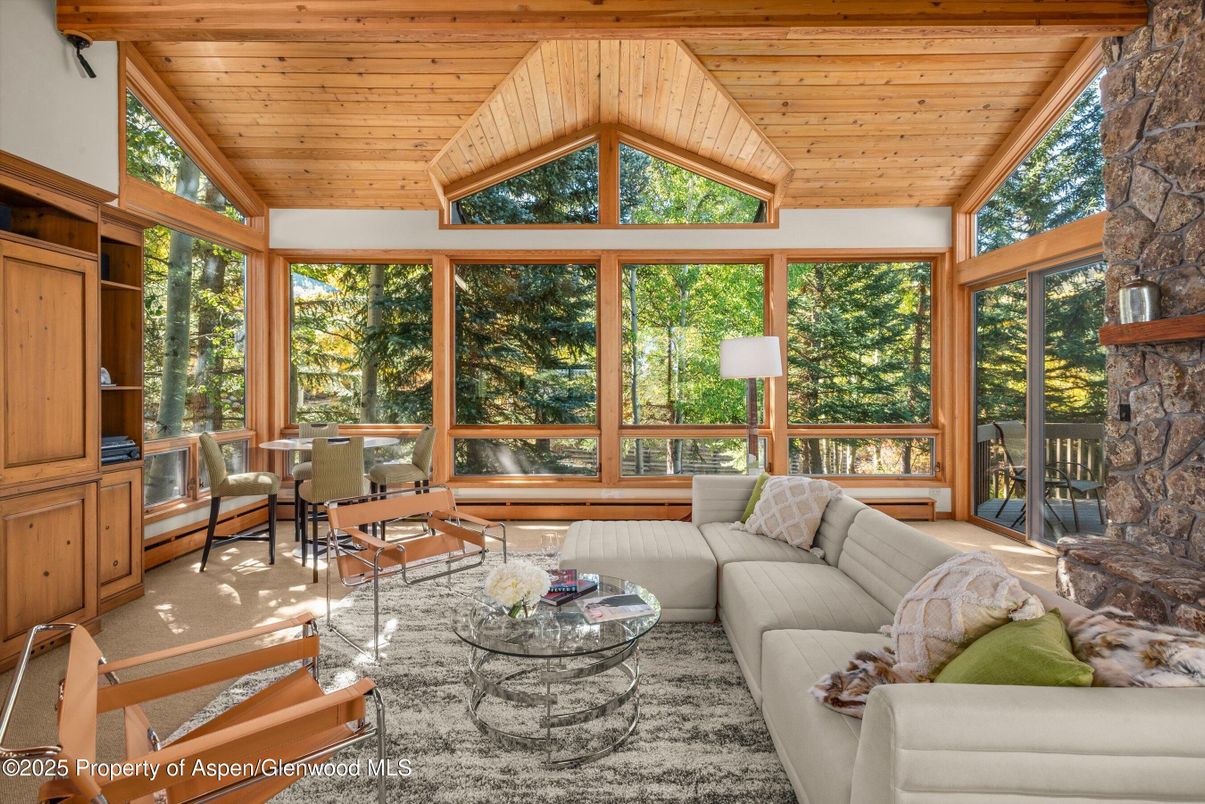 Interior, Living room, Sun Room, Wooden Ceilings