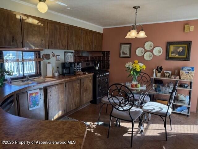 Dining room, Interior, Kitchen, Pendant Lights