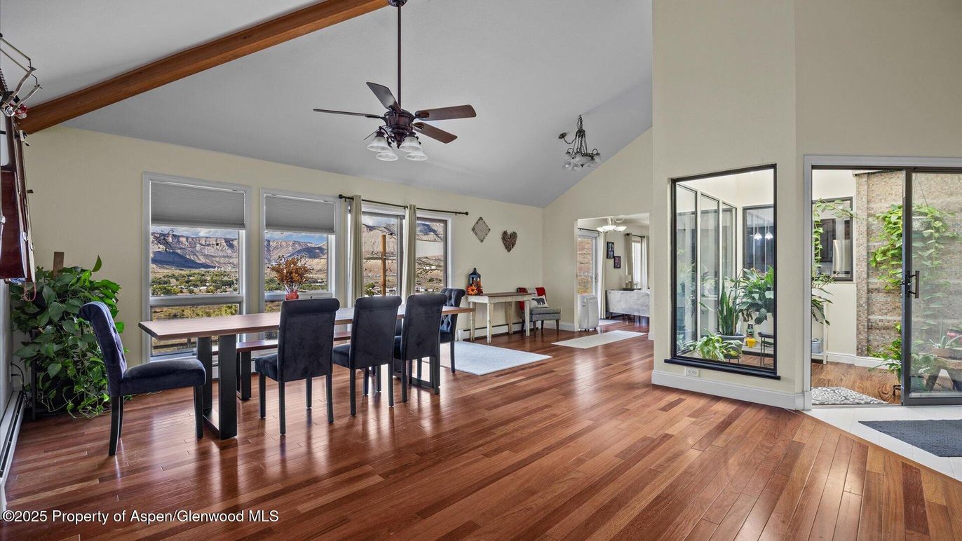 Dining room, Interior, Wooden Beams, Wood Texture Flooring