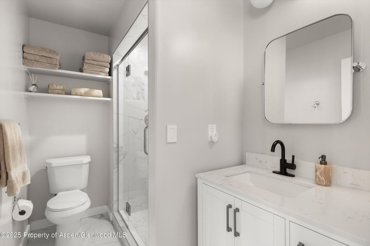 Bathroom, Glass Shower, Interior, Marble, Marble Walls