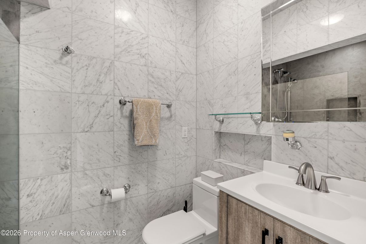 Bathroom, Interior, Marble Walls
