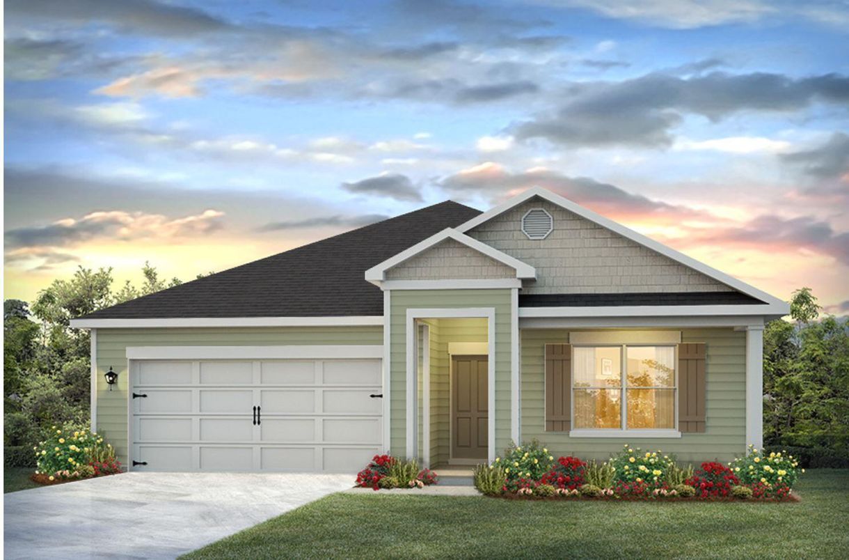 Attached, Exterior, Facade, Brick Traditional