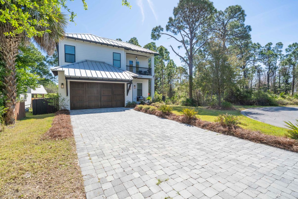 Attached, Backyard, Exterior, Facade, Farmhouse