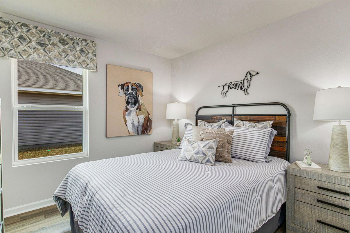 Bedroom, Interior, Wood Texture Flooring