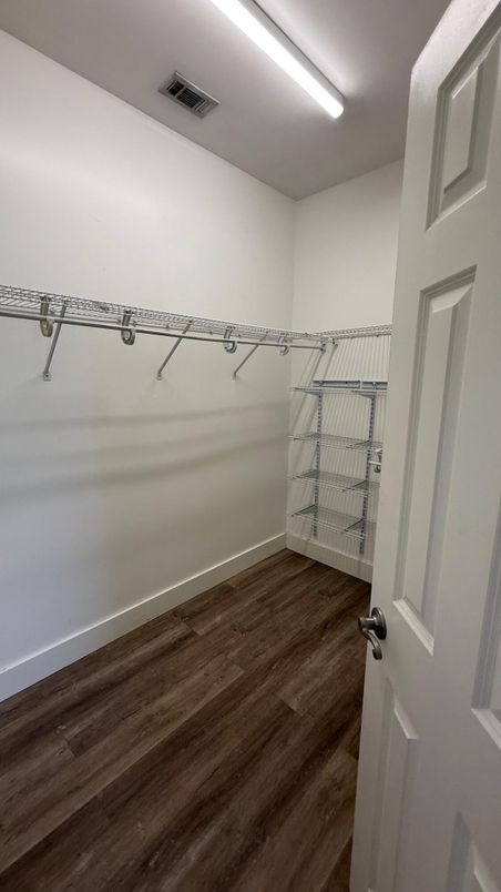 Interior, Walk-in Closets, Wood Texture Flooring