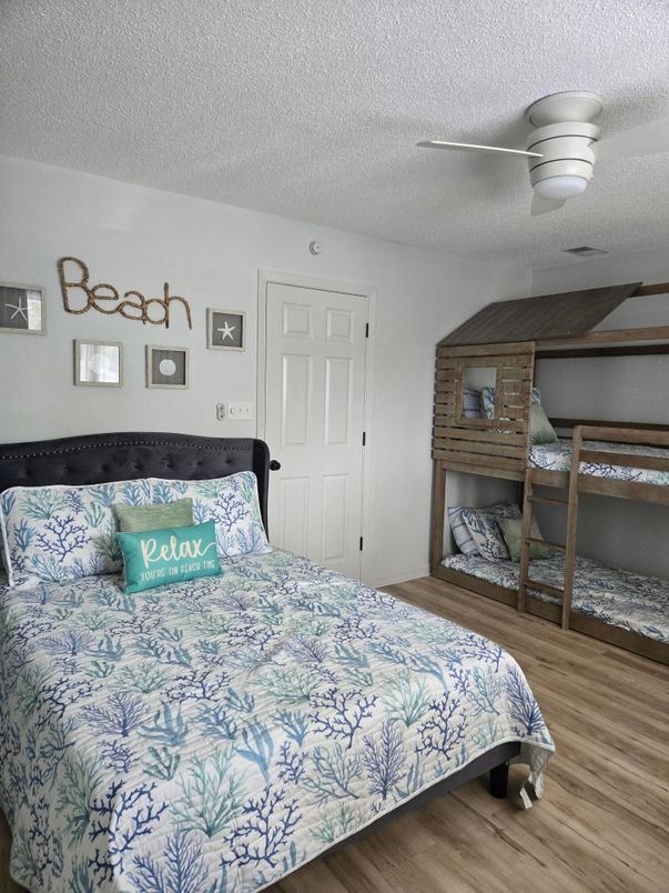 Bedroom, Interior, Wood Texture Flooring