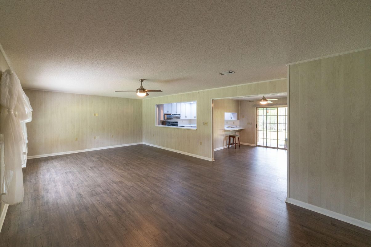 Empty room, Interior, Wood Texture Flooring