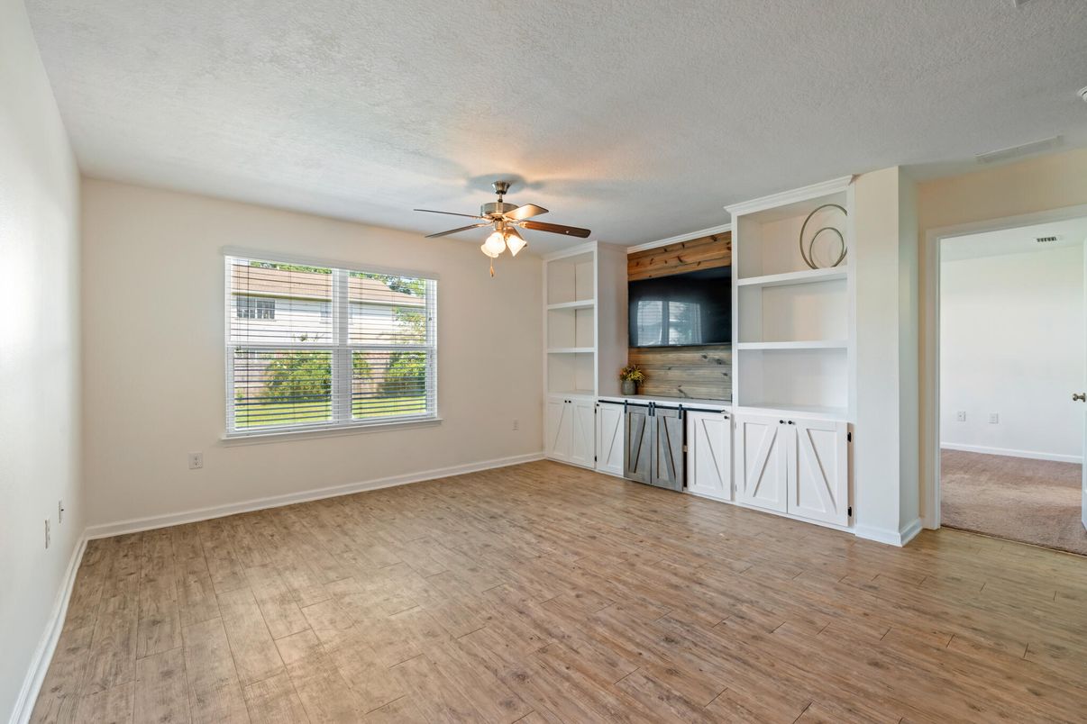 Empty room, Interior, Wood Texture Flooring