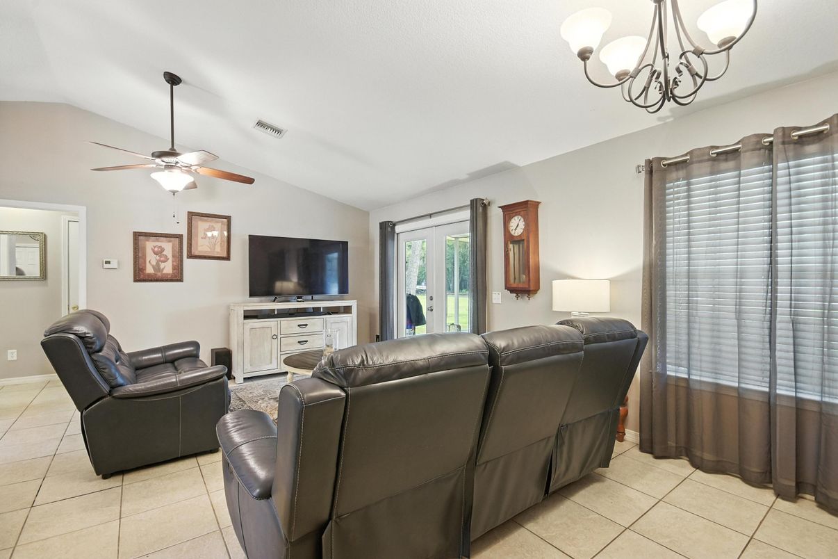 Chandelier, Home Theatre Room, Interior, Living room