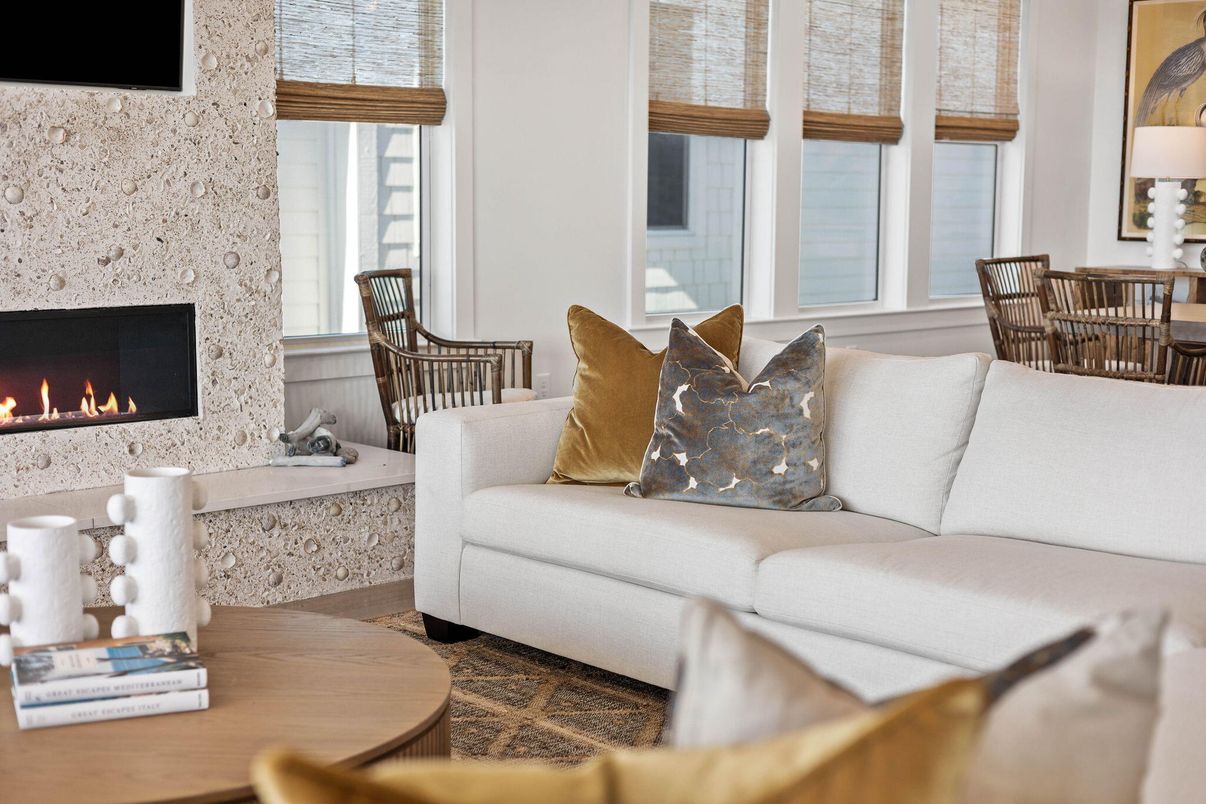 Dining room, Fireplace, Interior, Living room