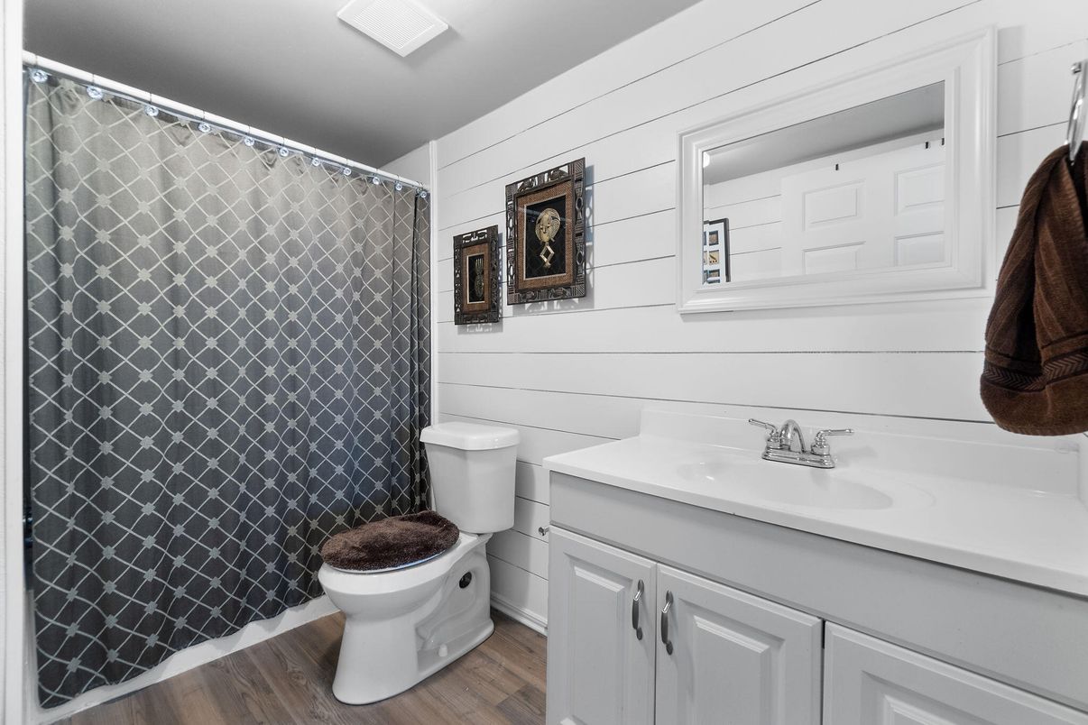 Bathroom, Interior, Wood Texture Flooring