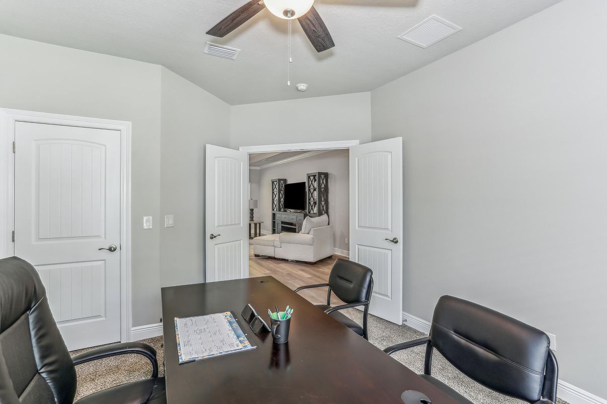 Home Office, Interior, Wood Texture Flooring