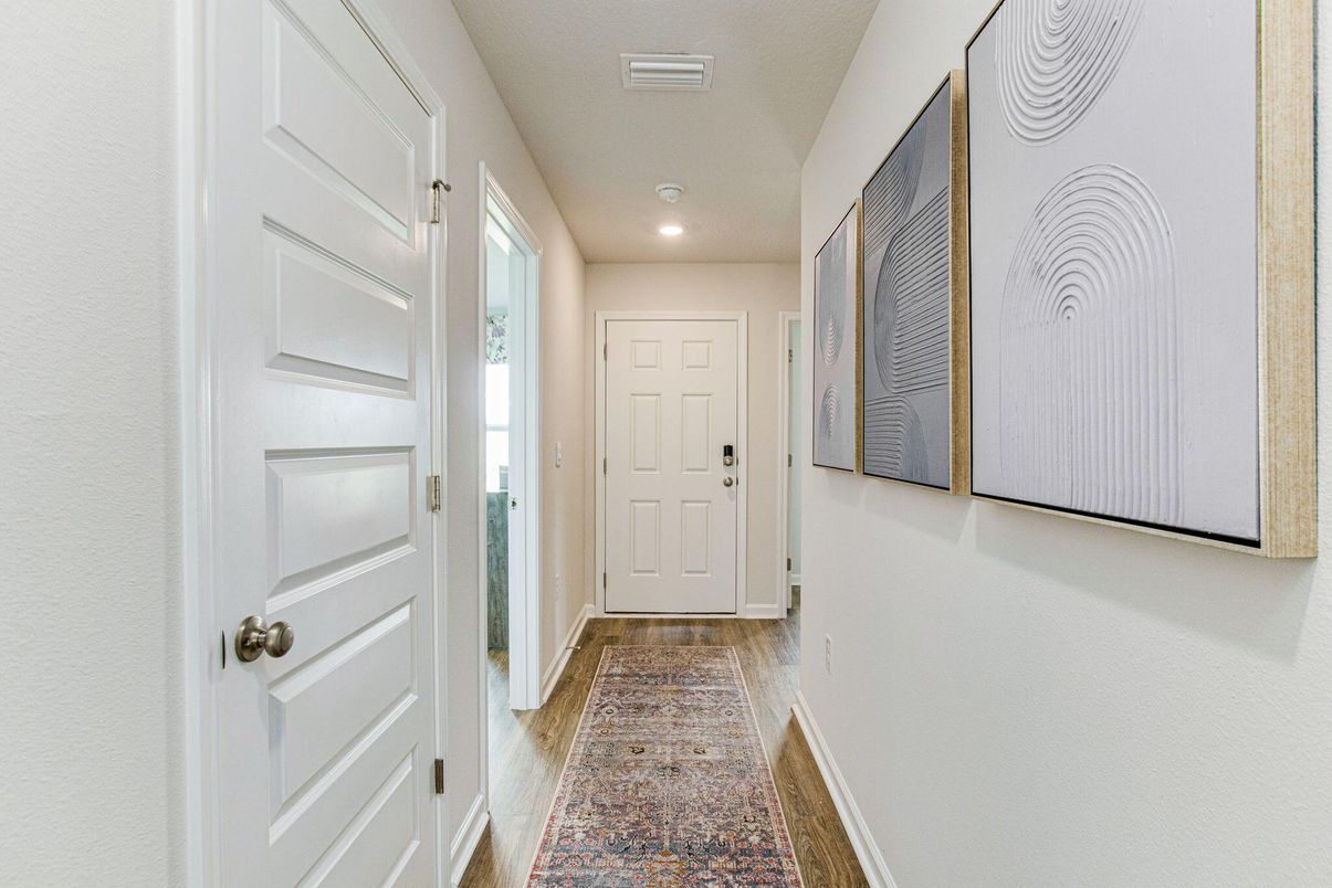 Interior, Recessed Lighting, Wood Texture Flooring