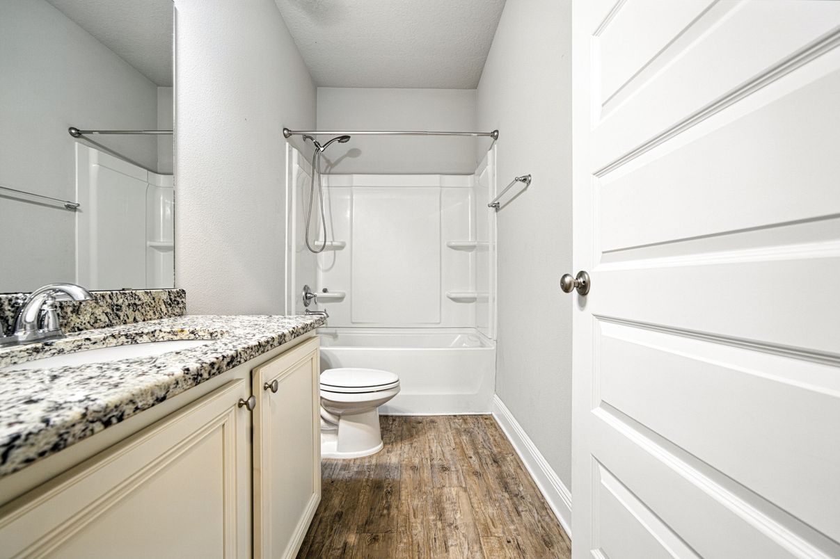 Bathroom, Interior, Wood Texture Flooring