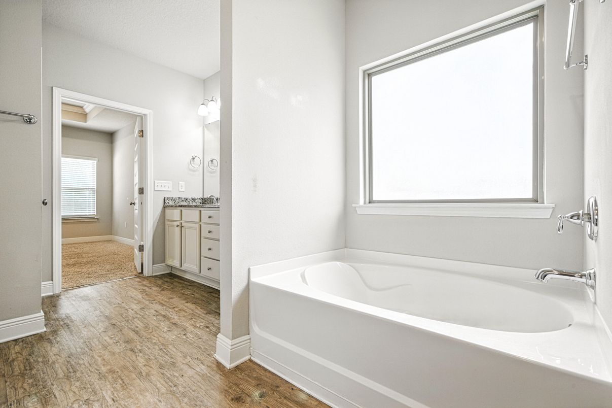 Bathroom, Interior, Wood Texture Flooring