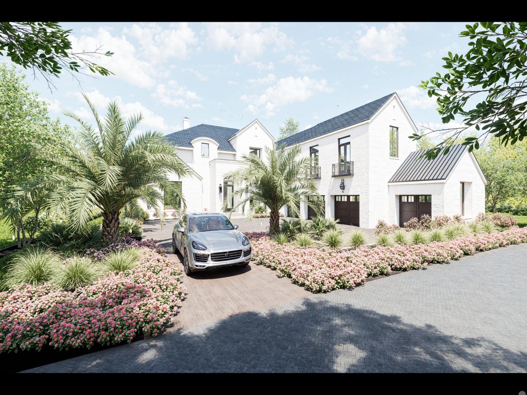 Exterior, Facade, French Provincial