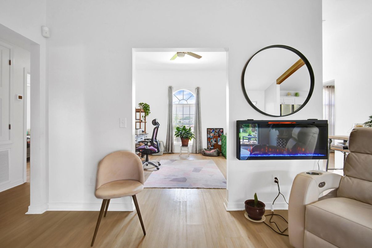 Fitness Equipment, Interior, Wood Texture Flooring