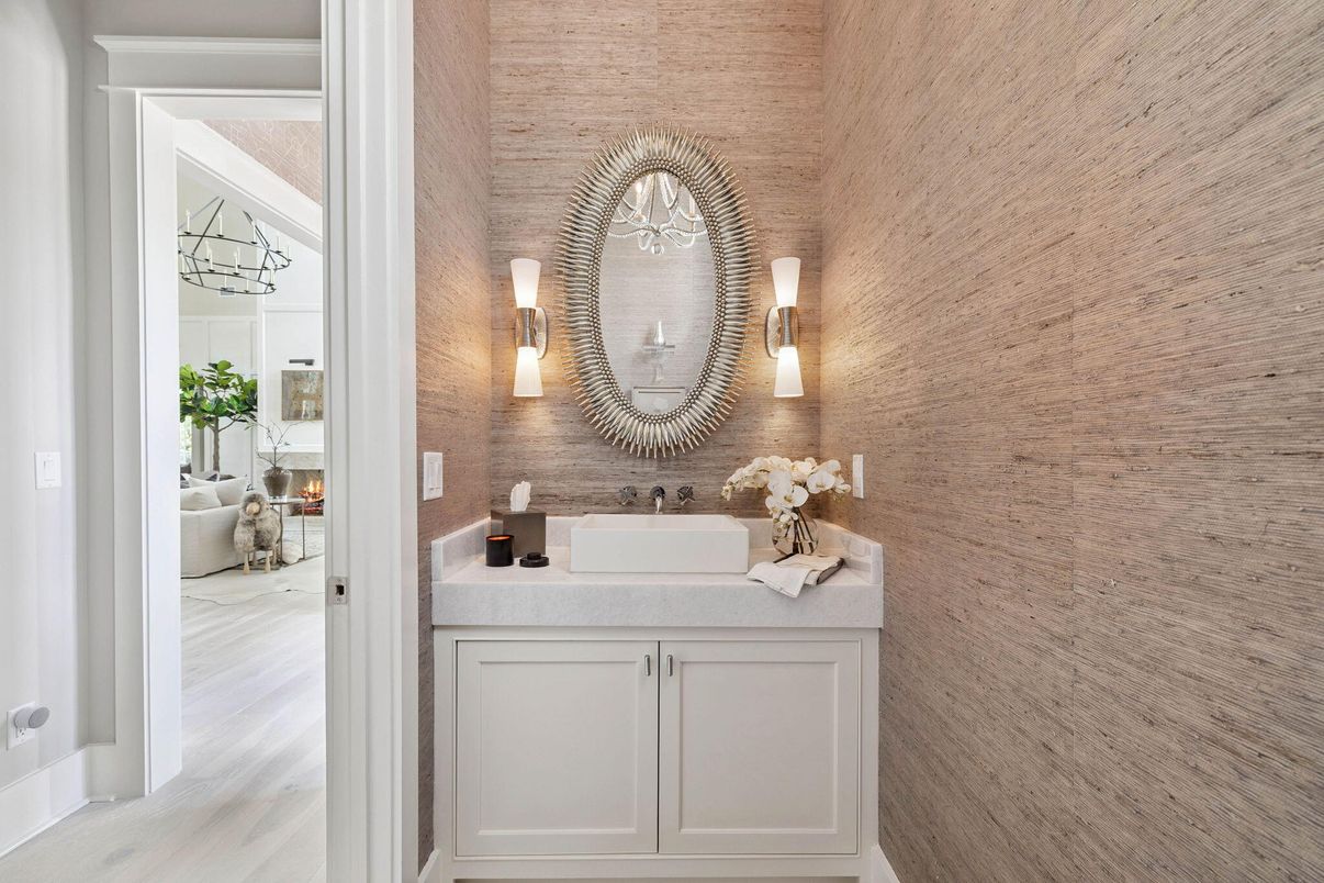 Bathroom, Interior, Wood Texture Flooring