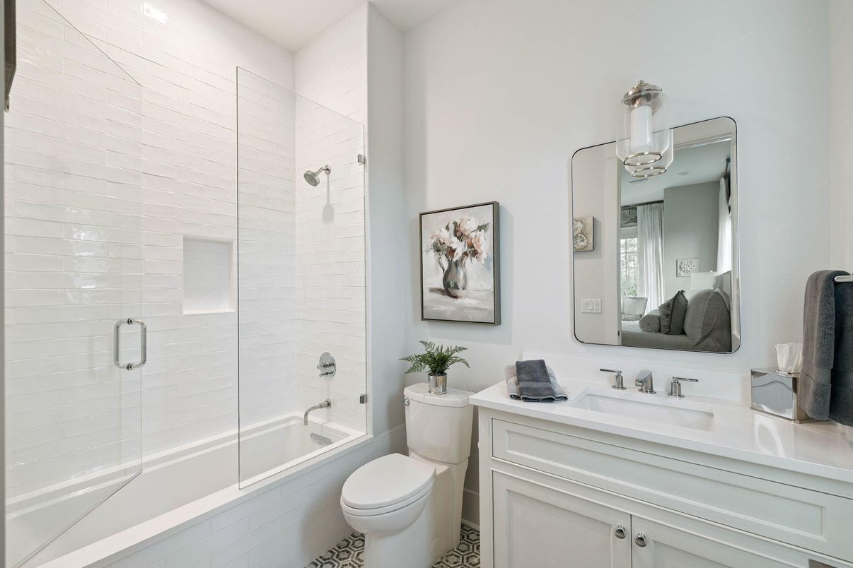 Bathroom, Glass Shower, Interior