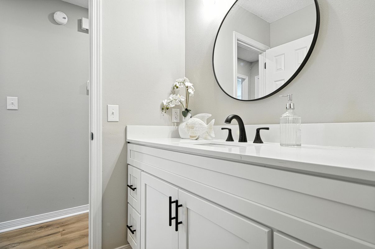 Bathroom, Interior, Wood Texture Flooring