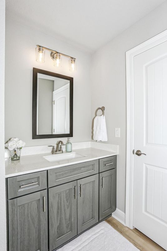 Bathroom, Interior, Wood Texture Flooring