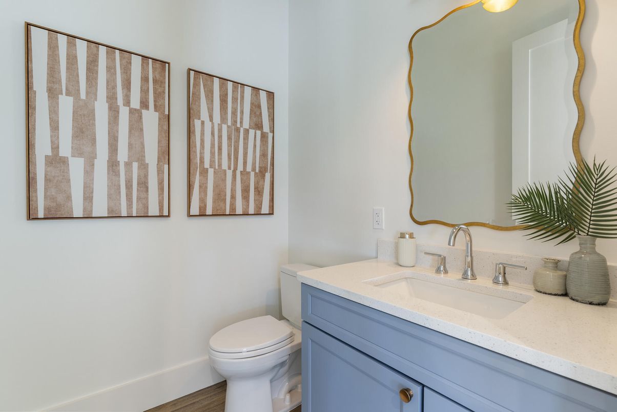 Bathroom, Interior, Wood Texture Flooring