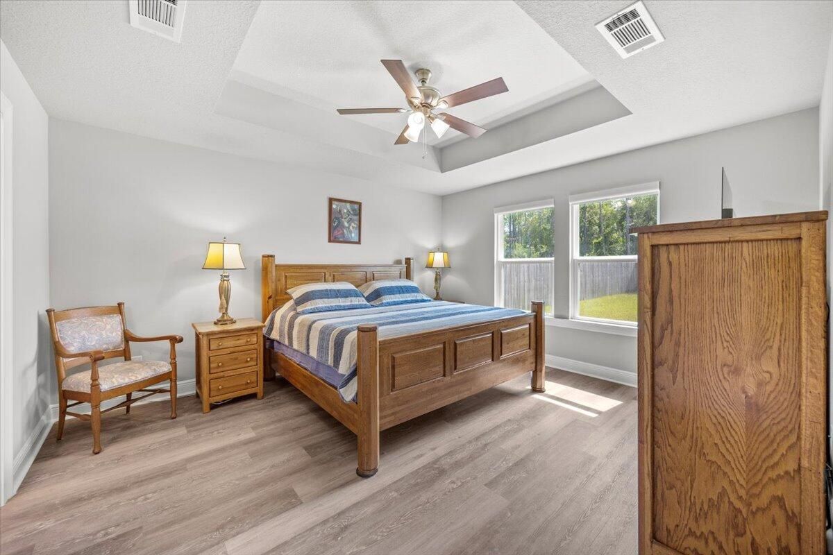 Bedroom, Interior, Wood Texture Flooring