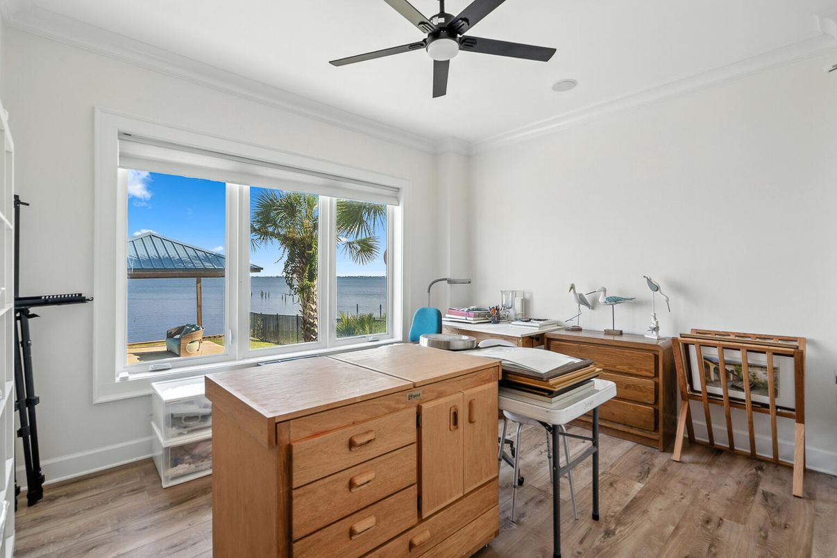 Home Office, Interior, Water, Wood Texture Flooring