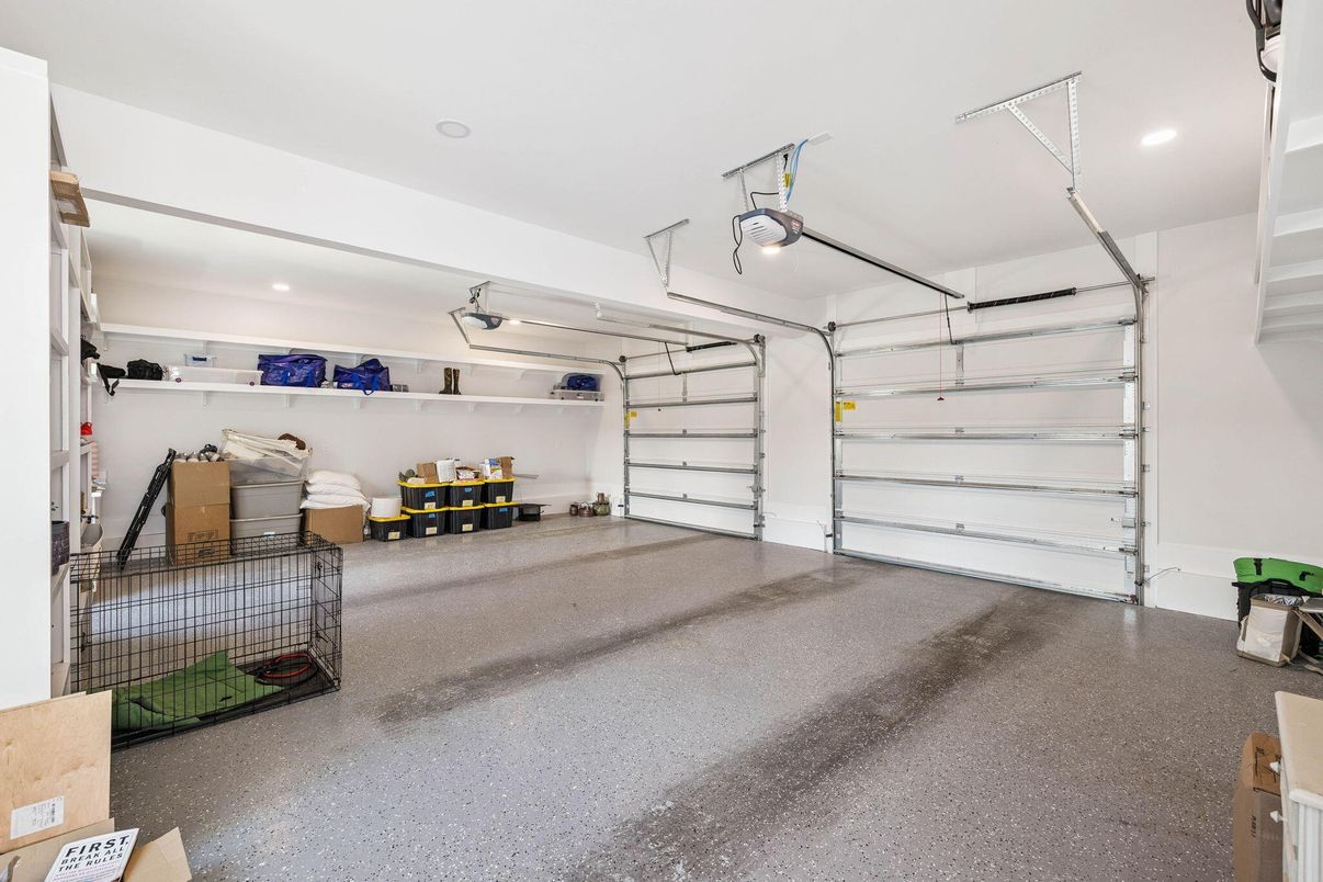 Garage, Interior, Recessed Lighting