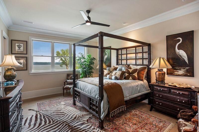 Bedroom, Interior, Wood Texture Flooring