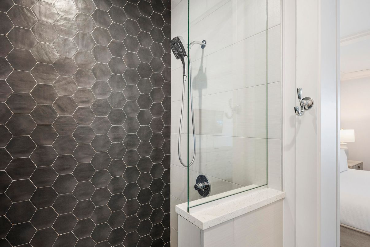Bathroom, Glass Shower, Interior