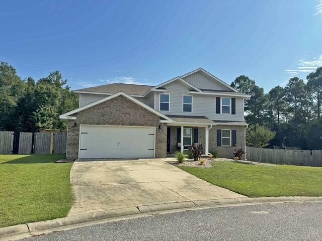 Attached, Exterior, Facade, Brick Facade, American Craftsman