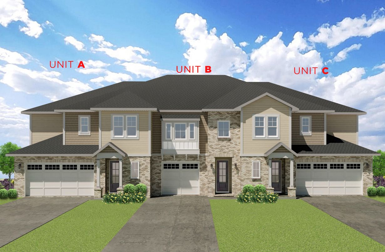 Attached, Exterior, Facade, Rowhouse