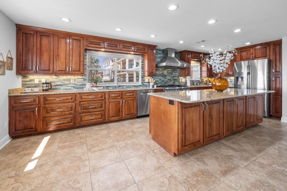 Interior, Kitchen, Recessed Lighting, Stainless Steel Appliances