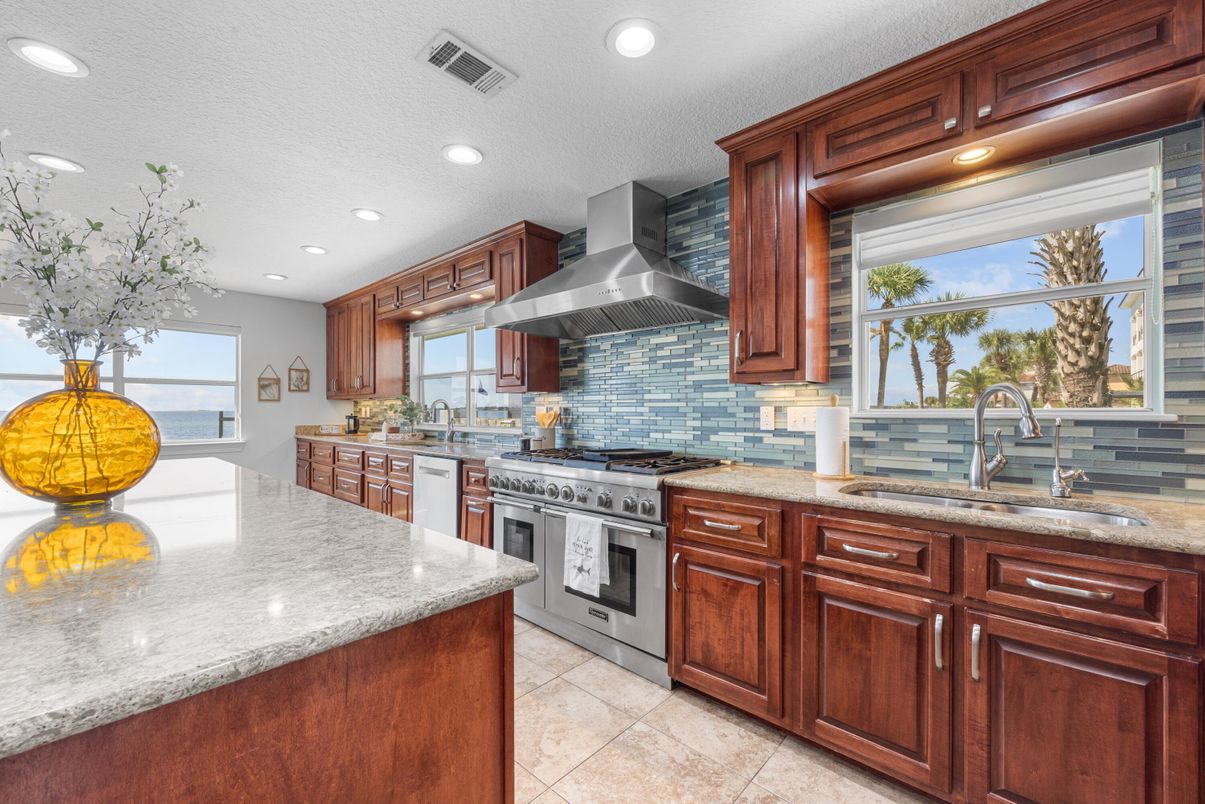 Interior, Kitchen, Recessed Lighting, Stainless Steel Appliances